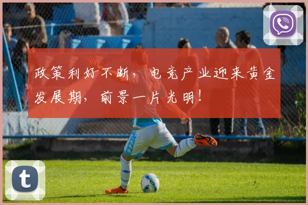 政策利好不断，电竞产业迎来黄金发展期，前景一片光明！